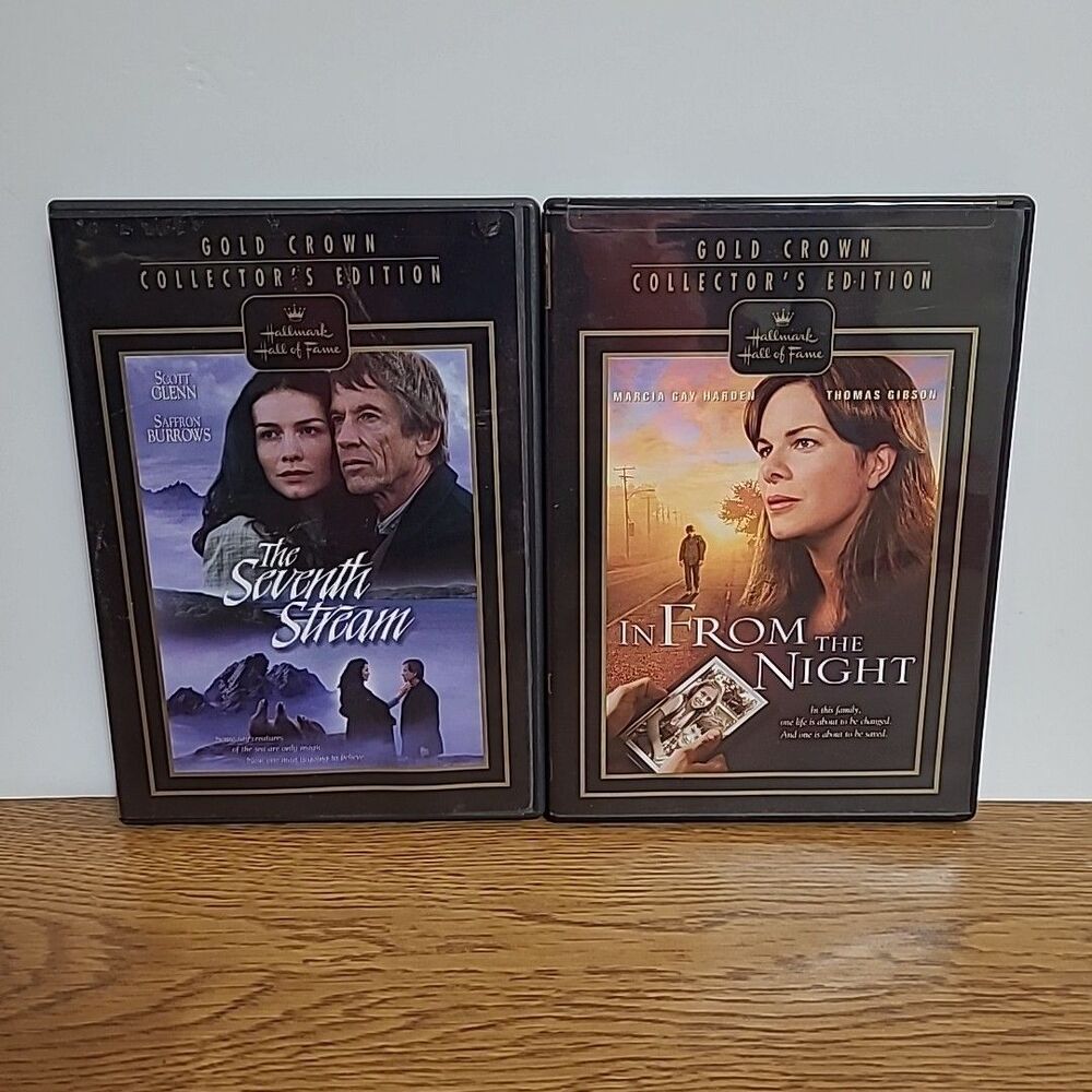Hallmark Hall Of Fame The Seventh Stream and In From the Night Lot of 2 DVD